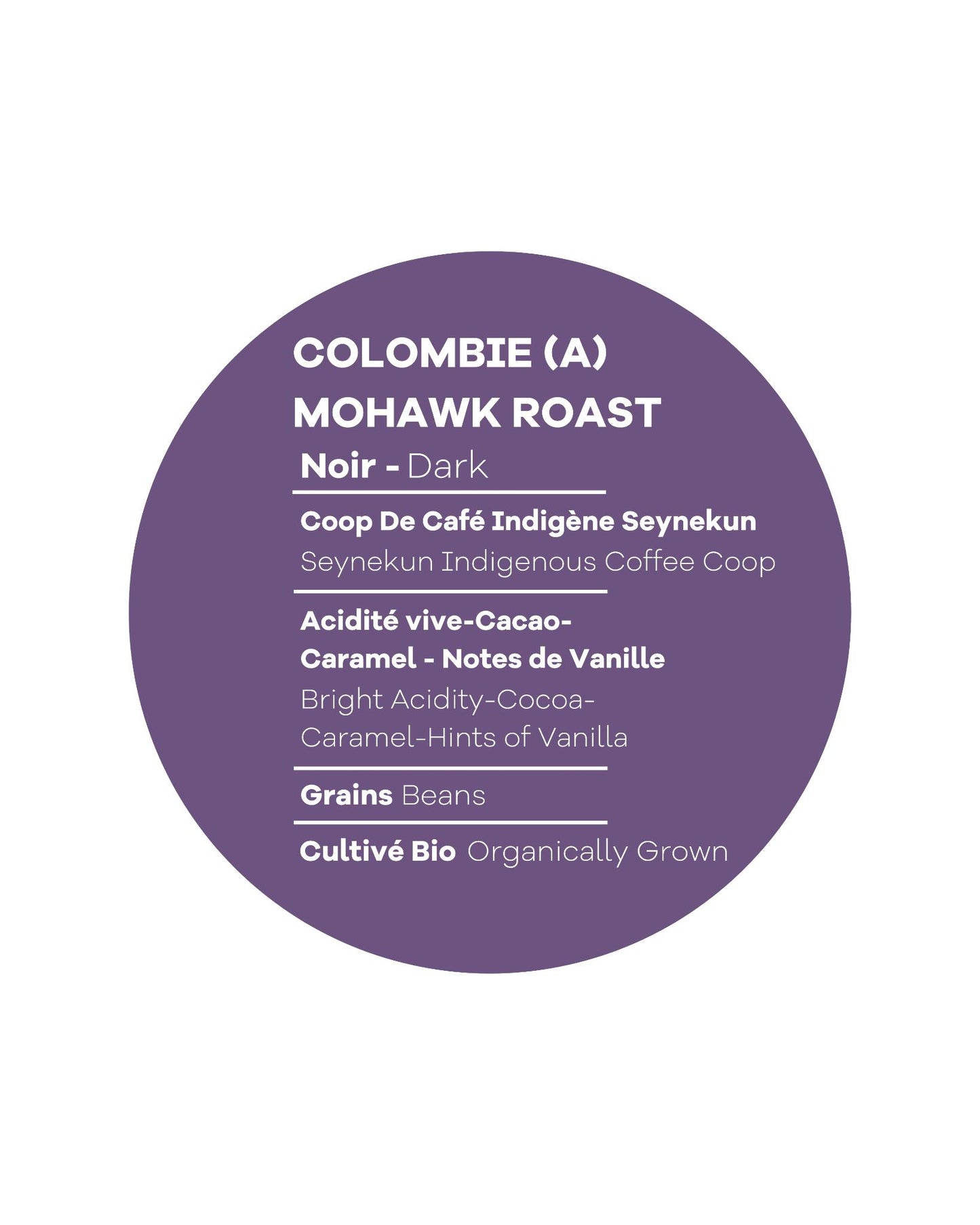 Colombia Mohawk Roast - 340g