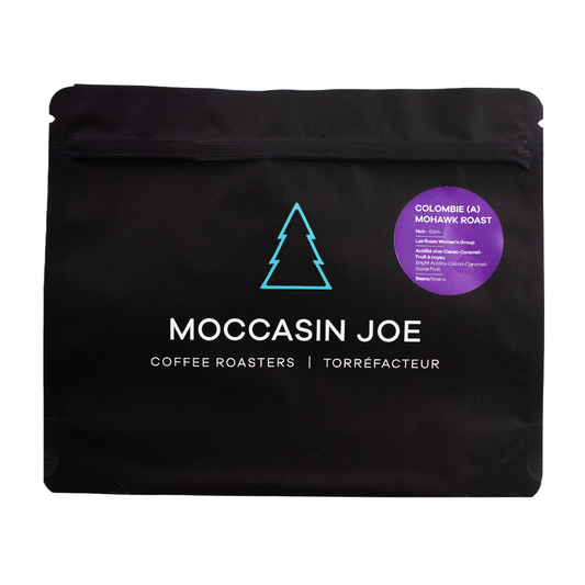 moccasin joe artisan coffee mohawk roast bag