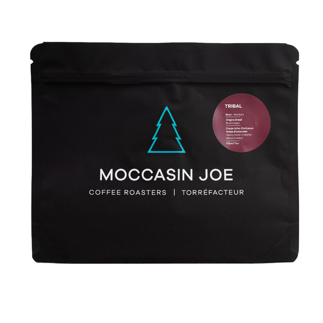 moccasin joe artisan coffee tribal roast bag